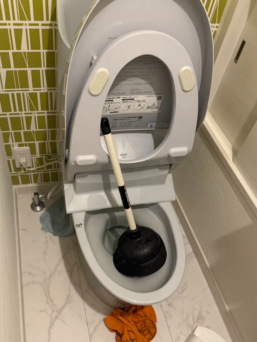 旭区　トイレ詰まり　トイレットペーパー